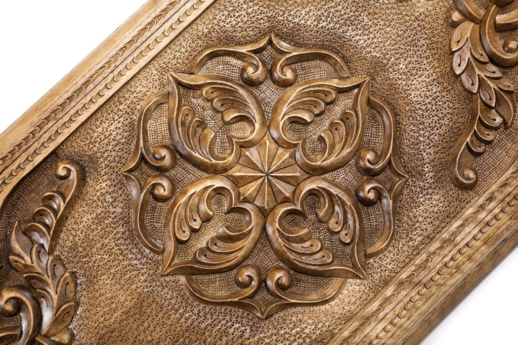 Ornamental Bas-Relief Backgammon Classic Two-Sided - HrachyaOhanyan Co