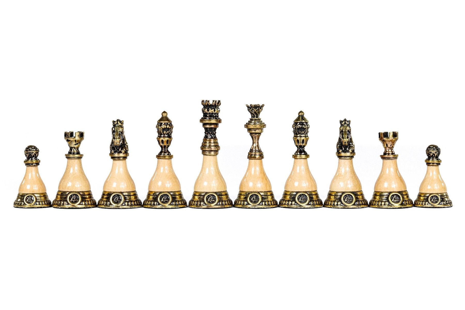 Chess Figures Bronze-Wood - HrachyaOhanyan Co