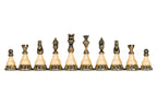 Chess Figures Bronze-Wood - HrachyaOhanyan Co