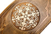 Backgammon With Ornamental Snowflake Motif With Copyrighted Arch-Style Outline - HrachyaOhanyan Co