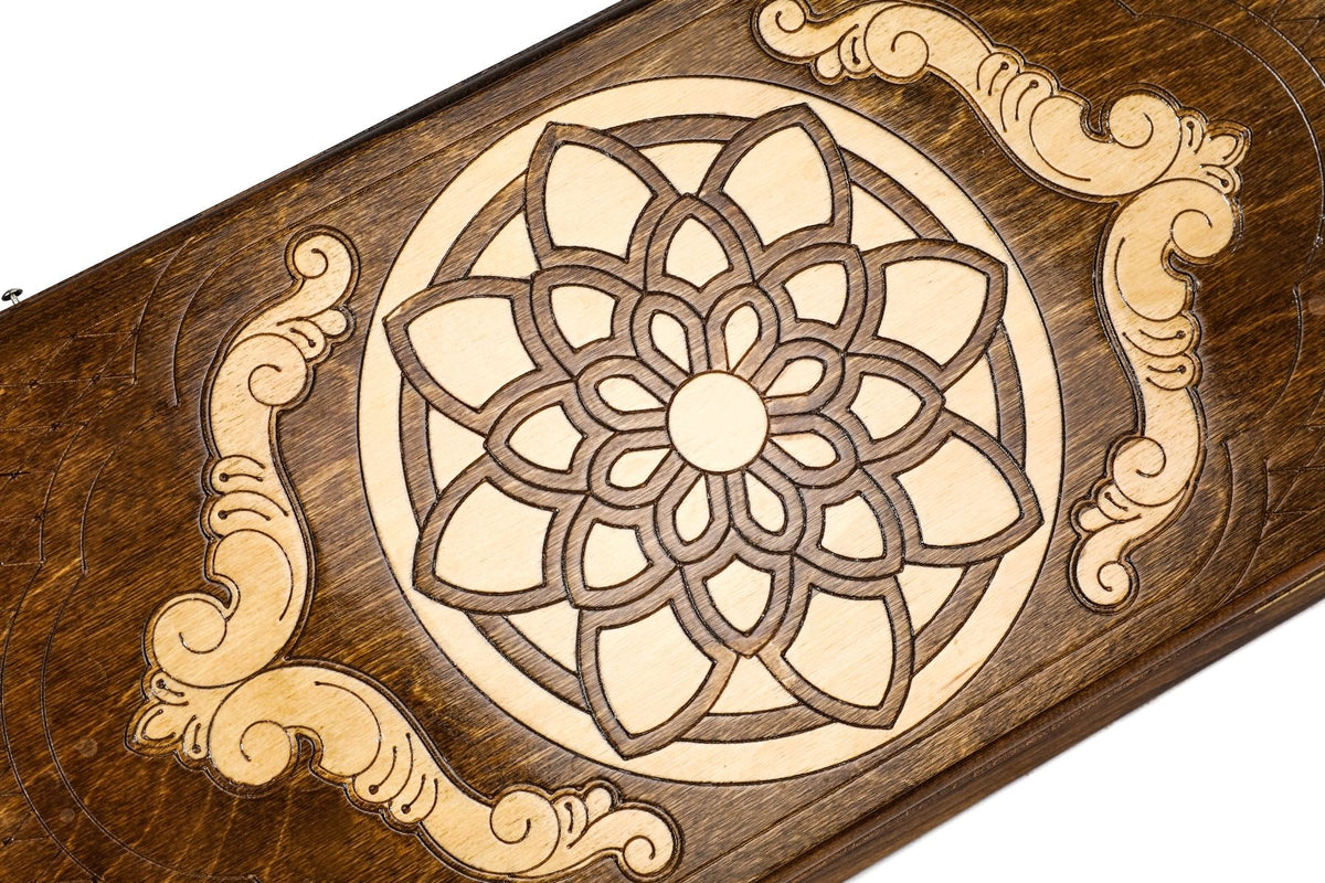 Classic Ornamental Motif Backgammon Set, 50 cm – photo 6