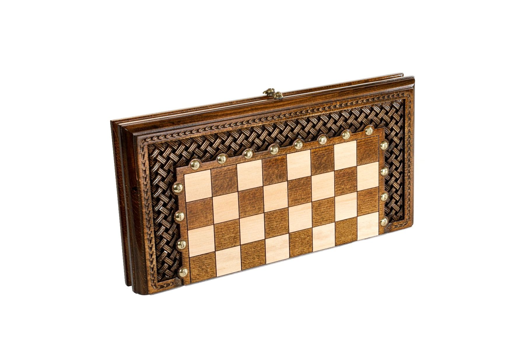 Chess-Backgammon With An Ornamental Braid Pattern Classic - HrachyaOhanyan Co