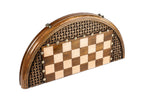 Circular Chess Set with Ornamental Weave Pattern, 50 cm – photo 6