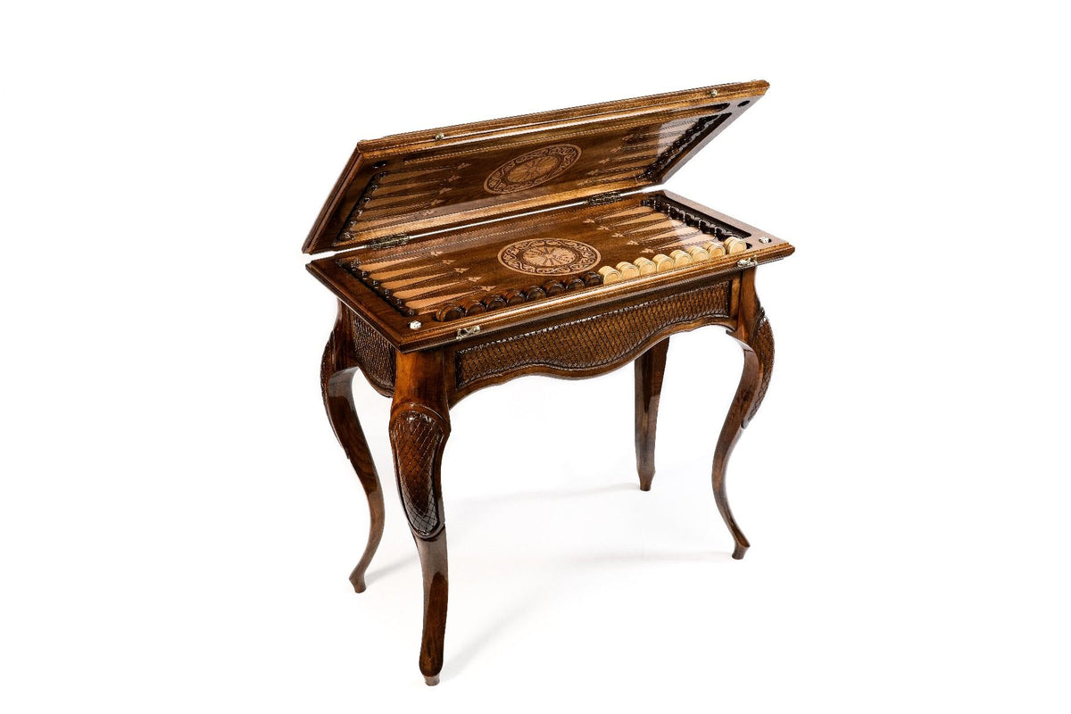 Backgammon-Tisch mit Wappen Armeniens, 60 cm – Foto 2
