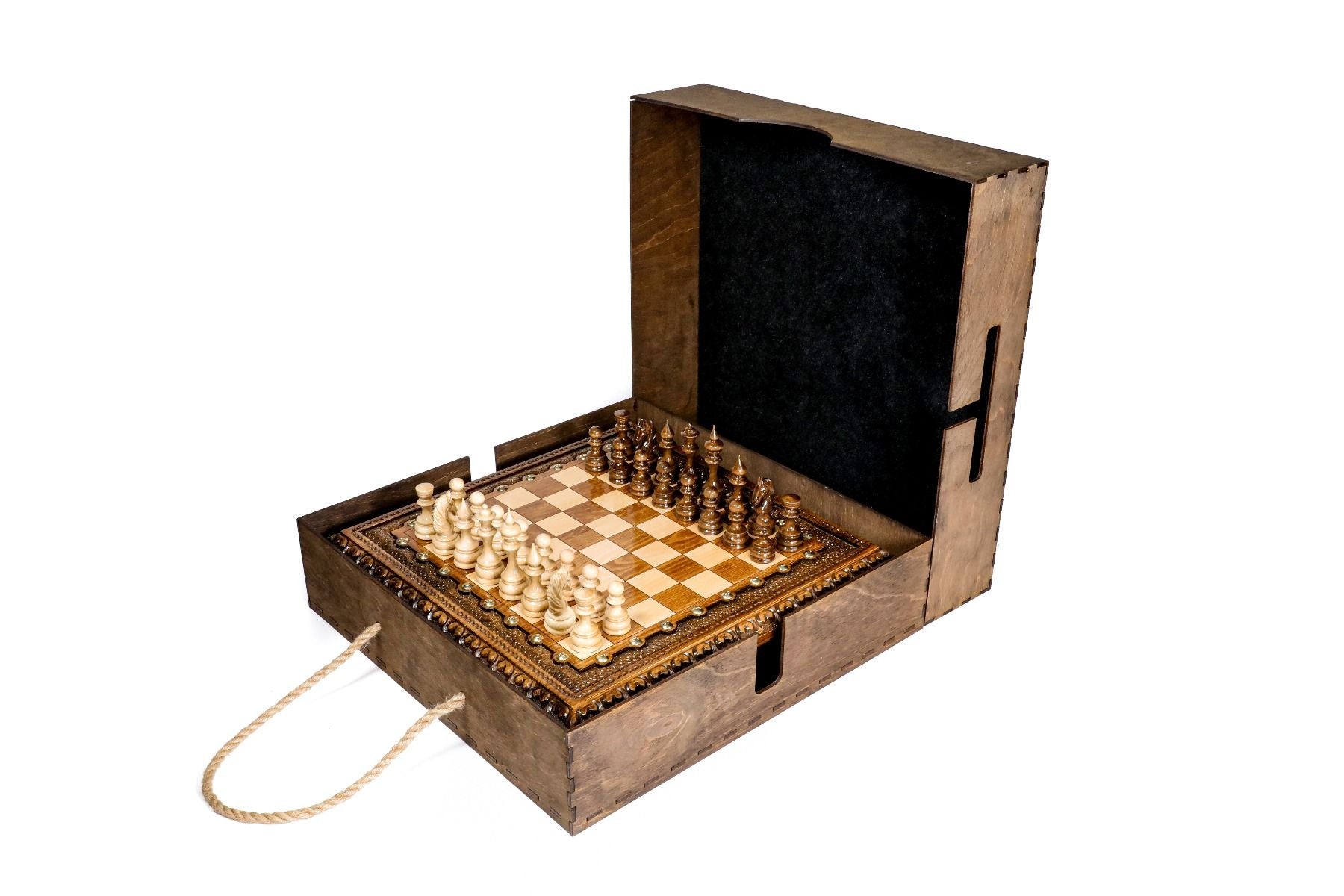 Square Chess With Bronze Legs - HrachyaOhanyan Co