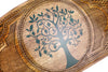 Pomegranate Tree-Epoxy Backgammon With Copyrighted Contour Outline - HrachyaOhanyan Co