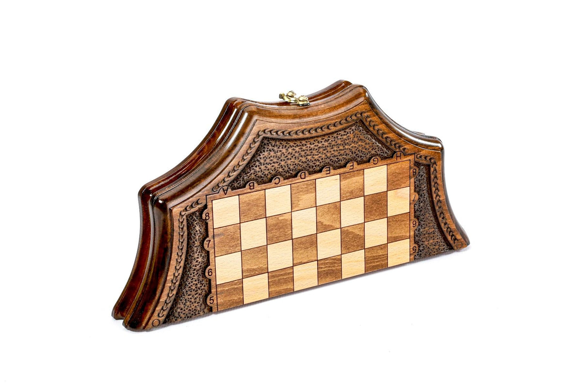 Juego de ajedrez de madera en forma de estrella, 30 cm – Modelo 21608 – foto 4