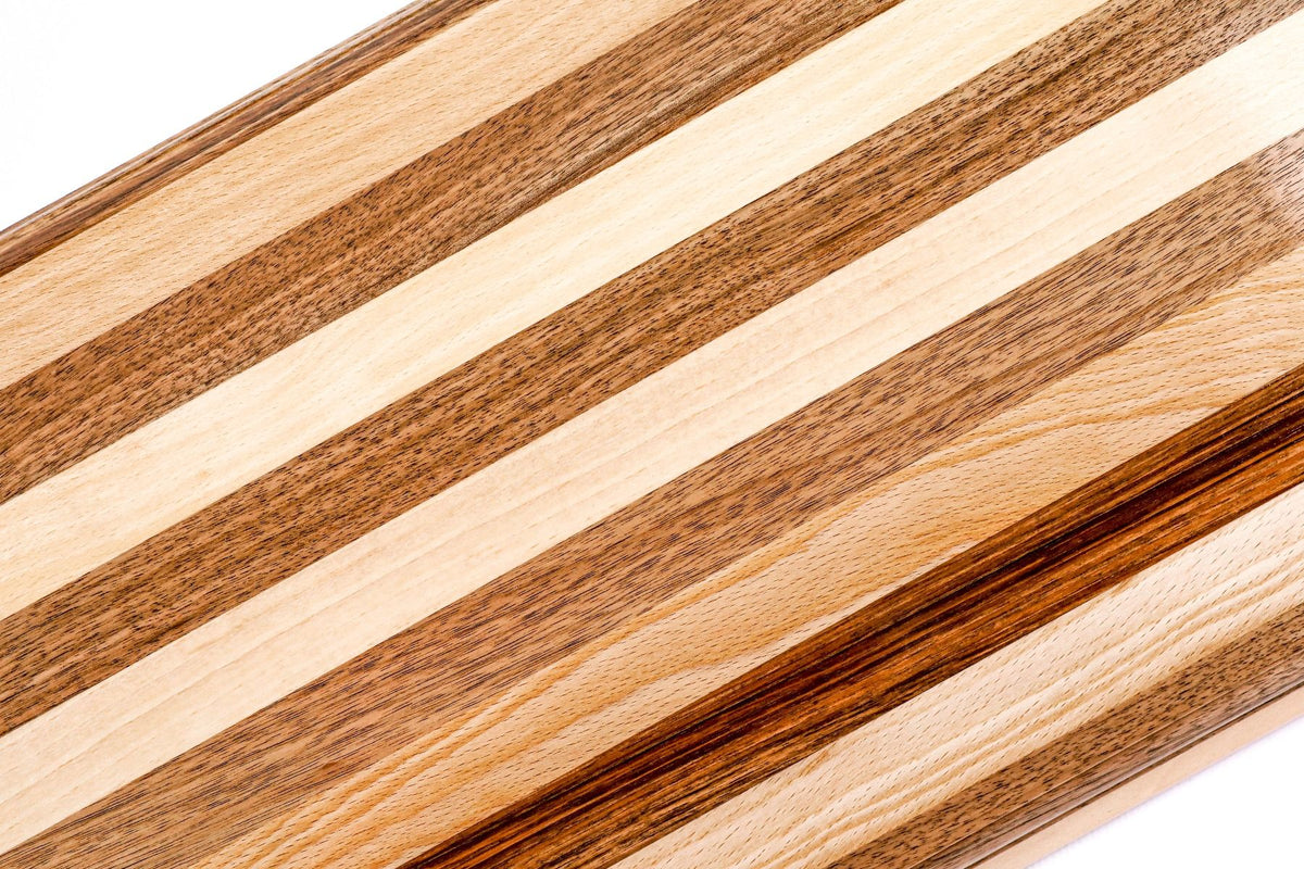 Walnut & Beech Striped Backgammon Set, 60 cm – photo 6