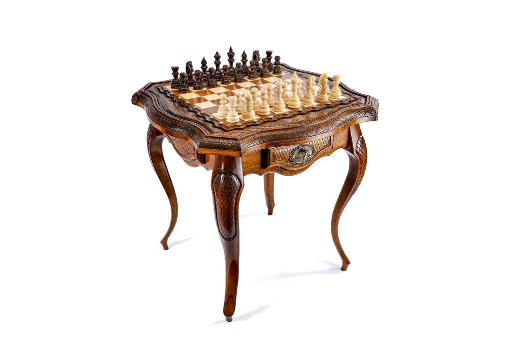 Chess Table with Contour Outline, 60 cm – photo 2