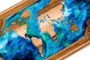 World Map - Epoxy Backgammon Classic - HrachyaOhanyan Co