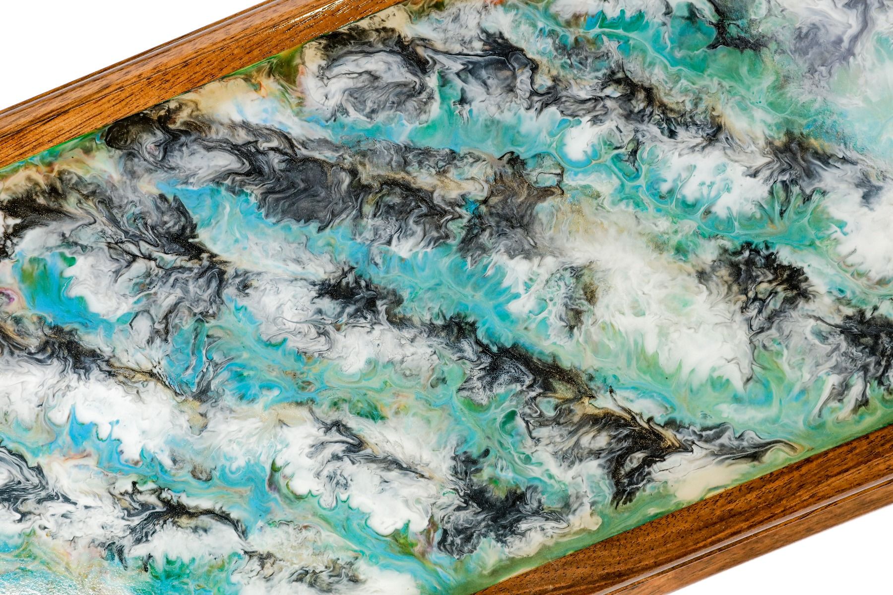 Absrtact-Epoxy Backgammon Two-Sided Classic - HrachyaOhanyan Co