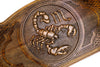 Scorpion Zodiac Sign Backgammon With Copyrighted Contour Outline - HrachyaOhanyan Co