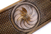 Eternity Classic Backgammon With Incrustation And Braid Motif - HrachyaOhanyan Co