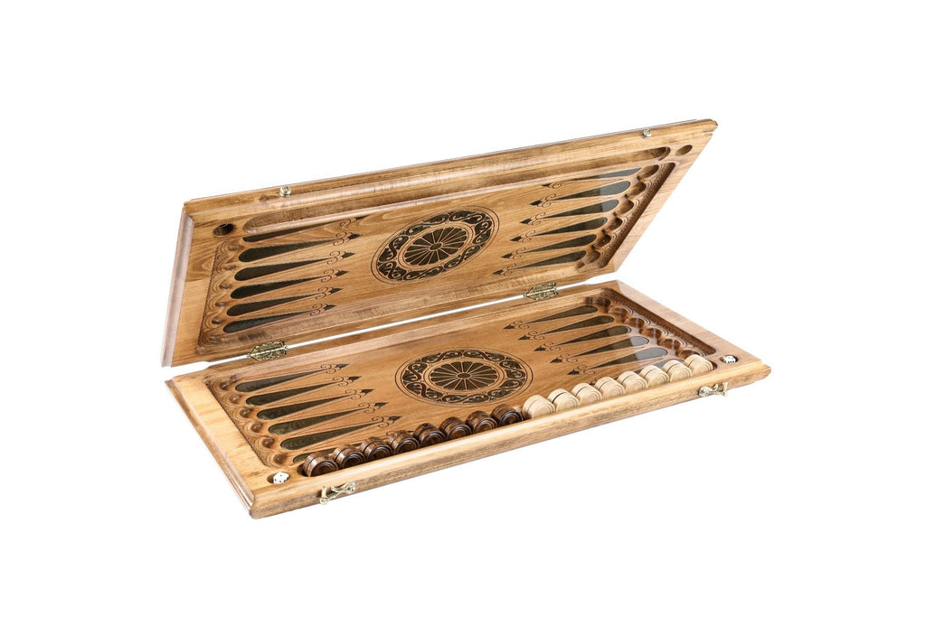 Epoxy Pomegranate Tree Backgammon Set, 60 cm – photo 2