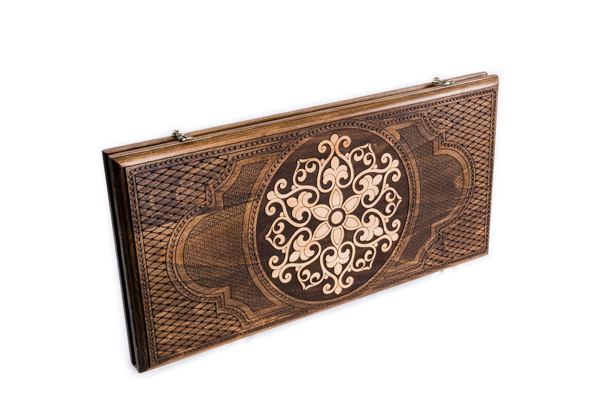 Snowflake Ornament Backgammon Set, 60 cm – photo 5
