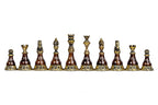 Chess Figures Bronze-Wood - HrachyaOhanyan Co