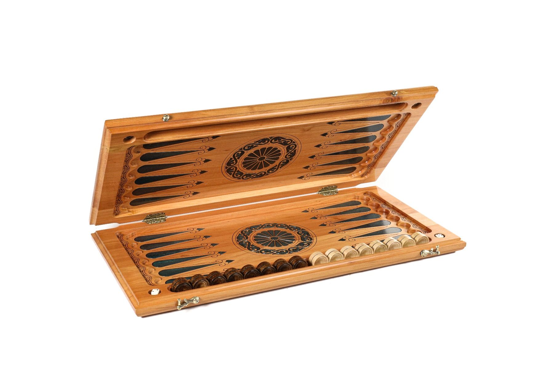 Epoxy Beehive Backgammon Two-Sided Classic - HrachyaOhanyan Co