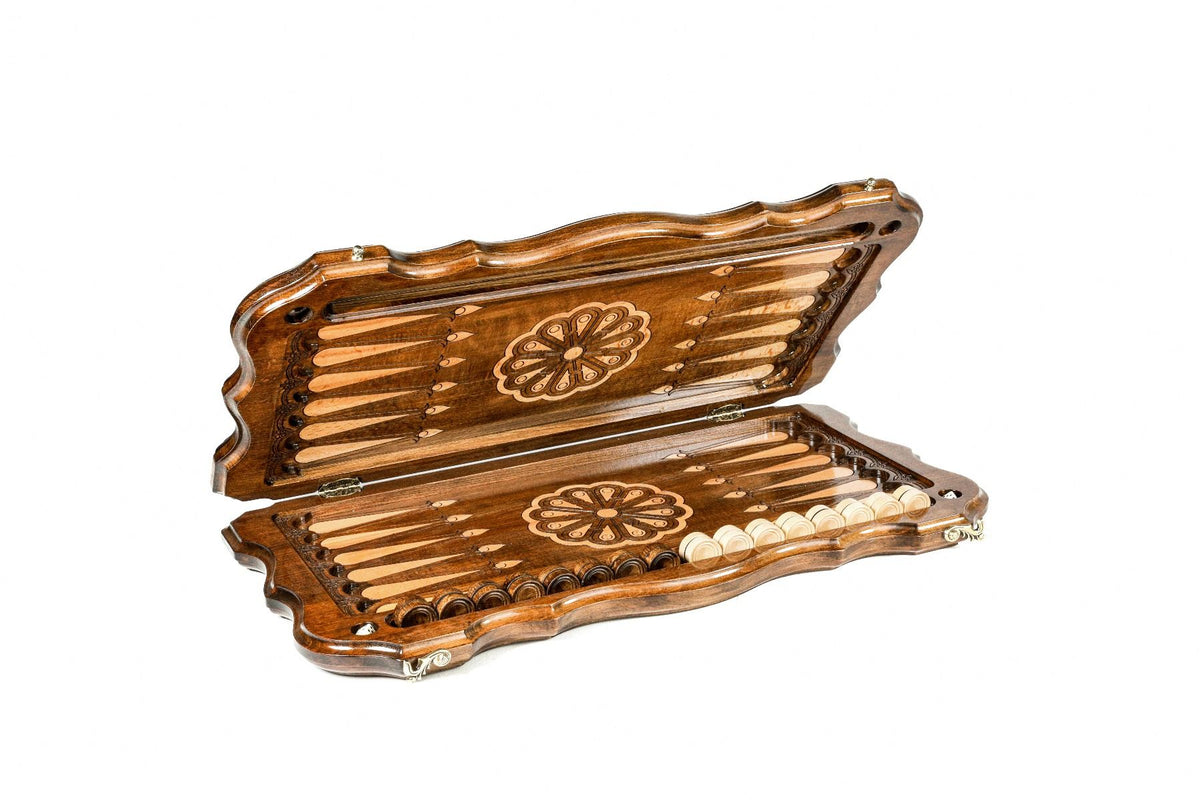 Rococo Backgammon Set with Contour Outline, 60 cm – photo 2