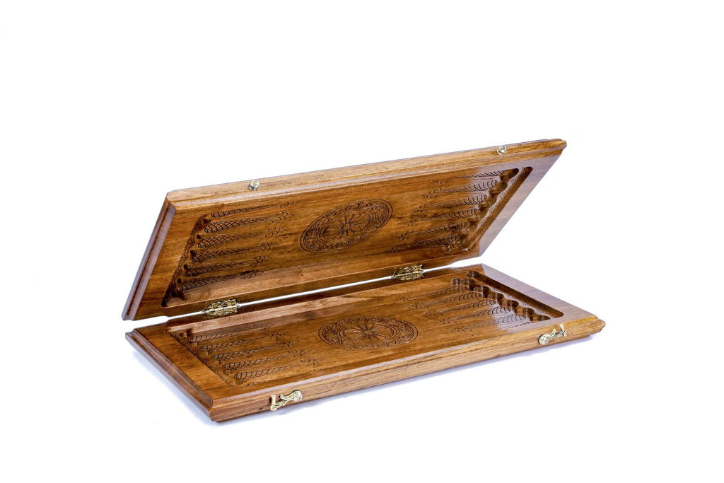 Pomegranate Tree-Epoxy Backgammon Classic - HrachyaOhanyan Co