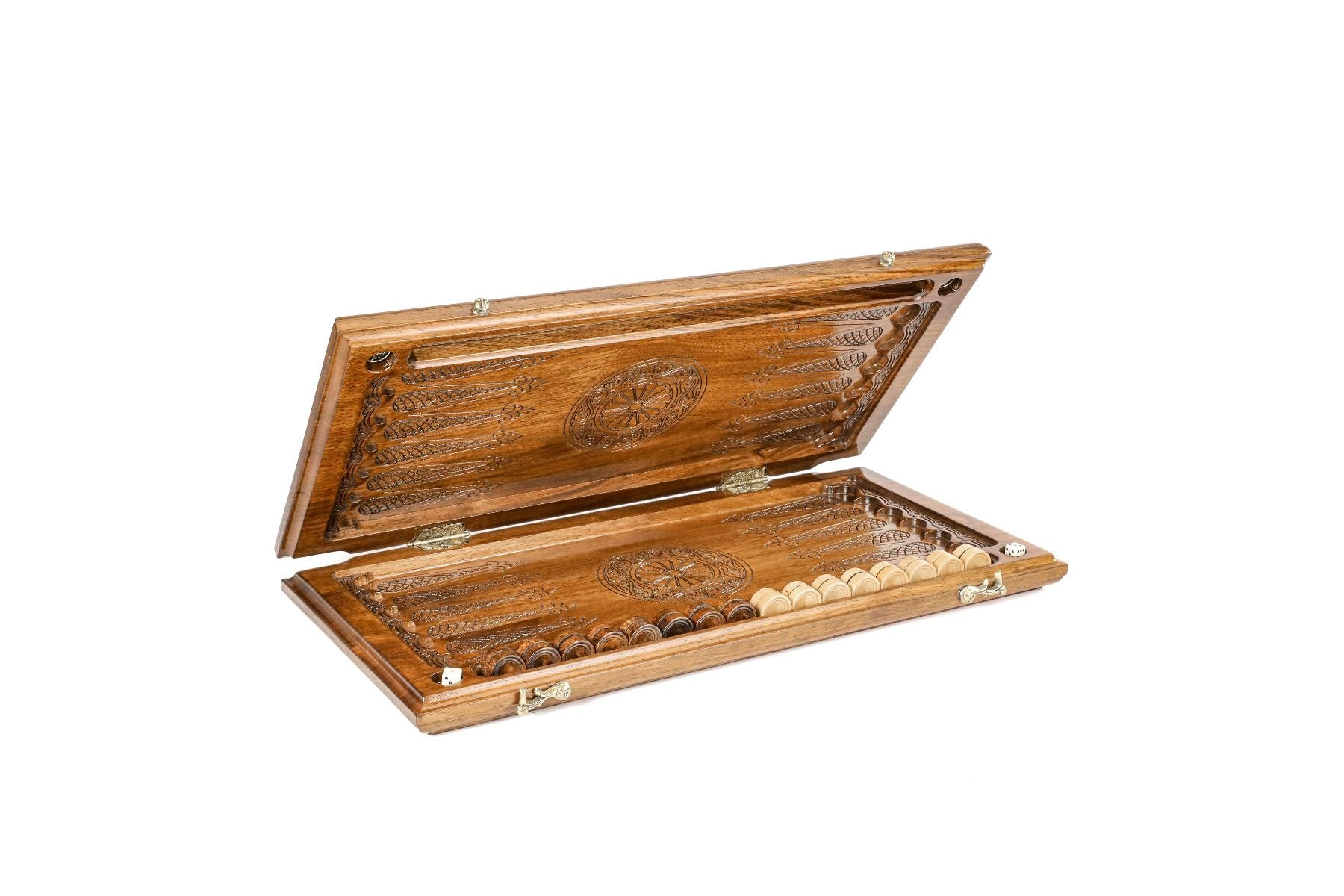 Absrtact-Epoxy Backgammon Two-Sided Classic - HrachyaOhanyan Co