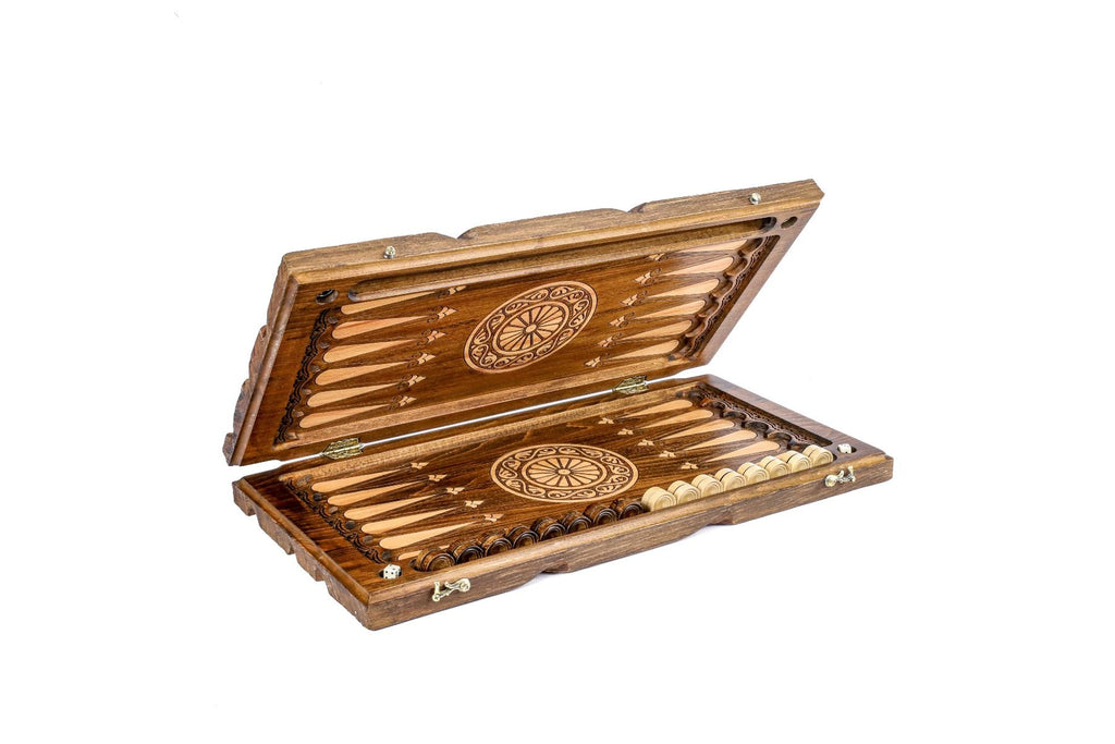 Classic Striped Beech Backgammon Set, 60 cm – photo 2