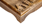 Carved Wooden Box-Style Chess Set, 60 cm – photo 6