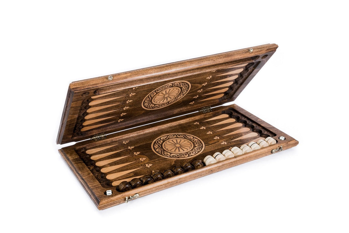 Snowflake Ornament Backgammon Set, 60 cm – photo 3