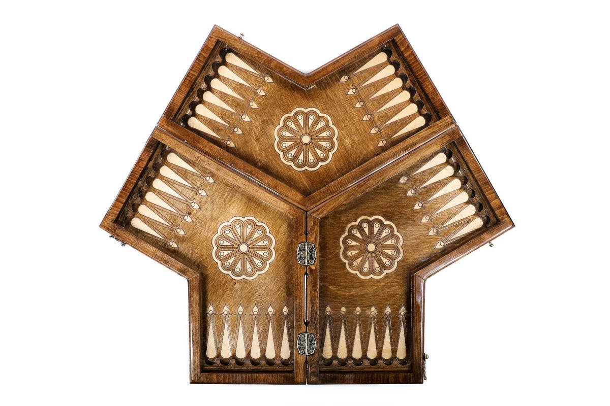 Juego de backgammon para tres jugadores, 40 cm – Modelo 12520 – foto 2