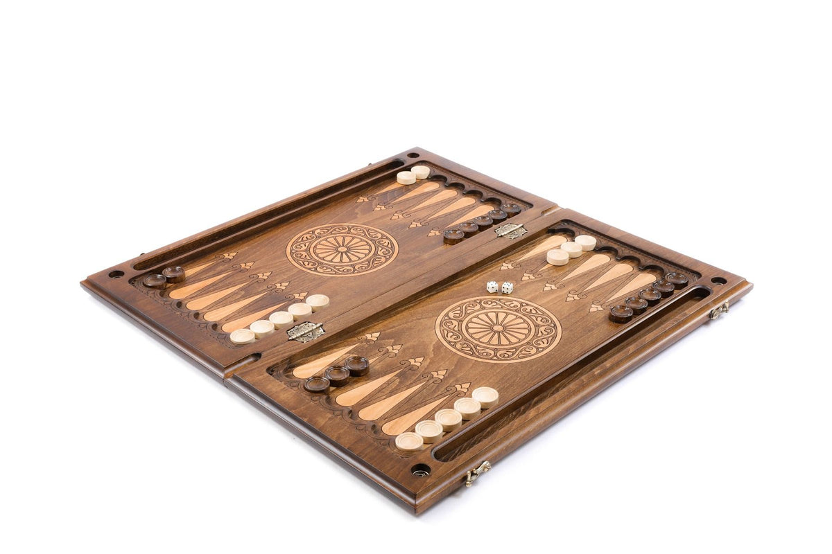 Chess-Backgammon Classic Eternity With Patterns - HrachyaOhanyan Co