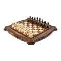 Chess With Copyrighted Contour Outline – handmade wooden chess set by Hrachya Ohanyan