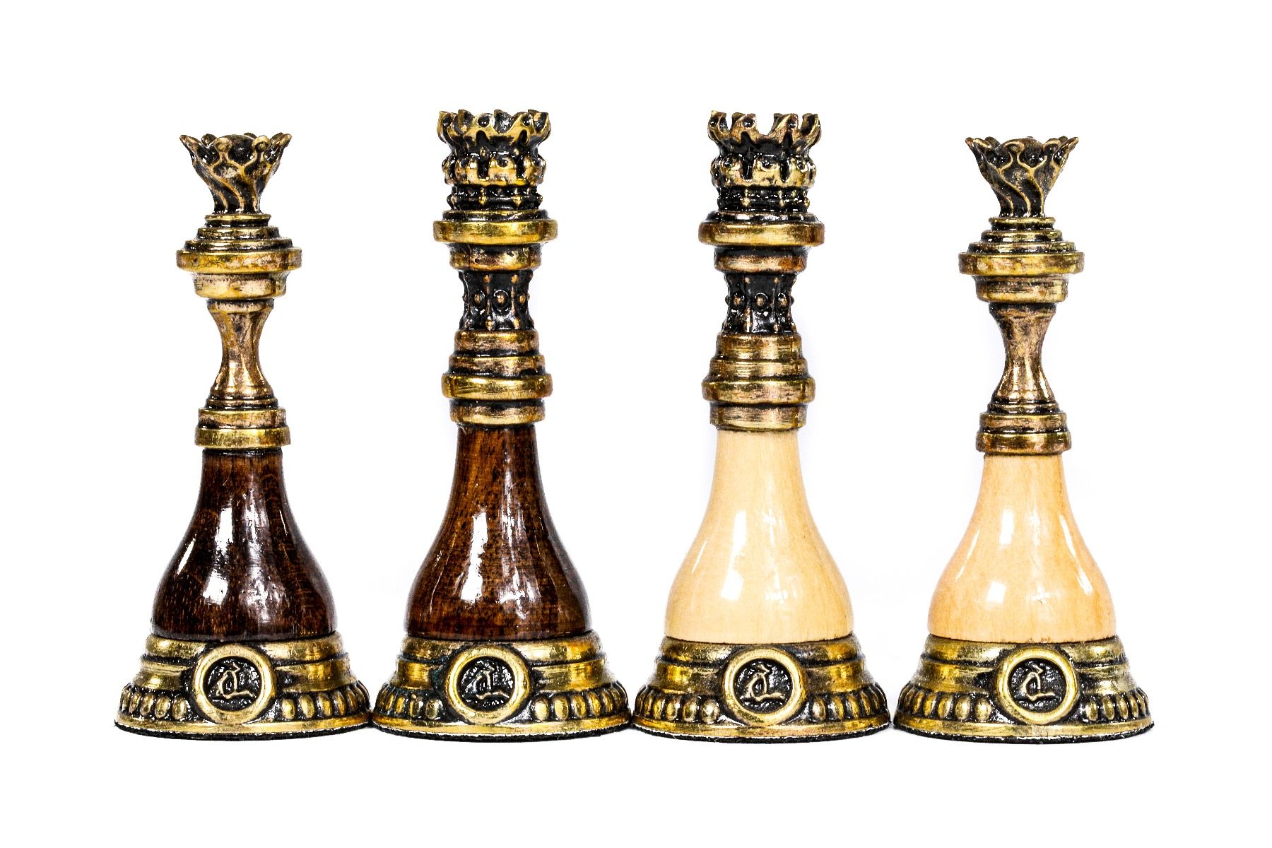 Chess Figures Bronze-Wood - HrachyaOhanyan Co