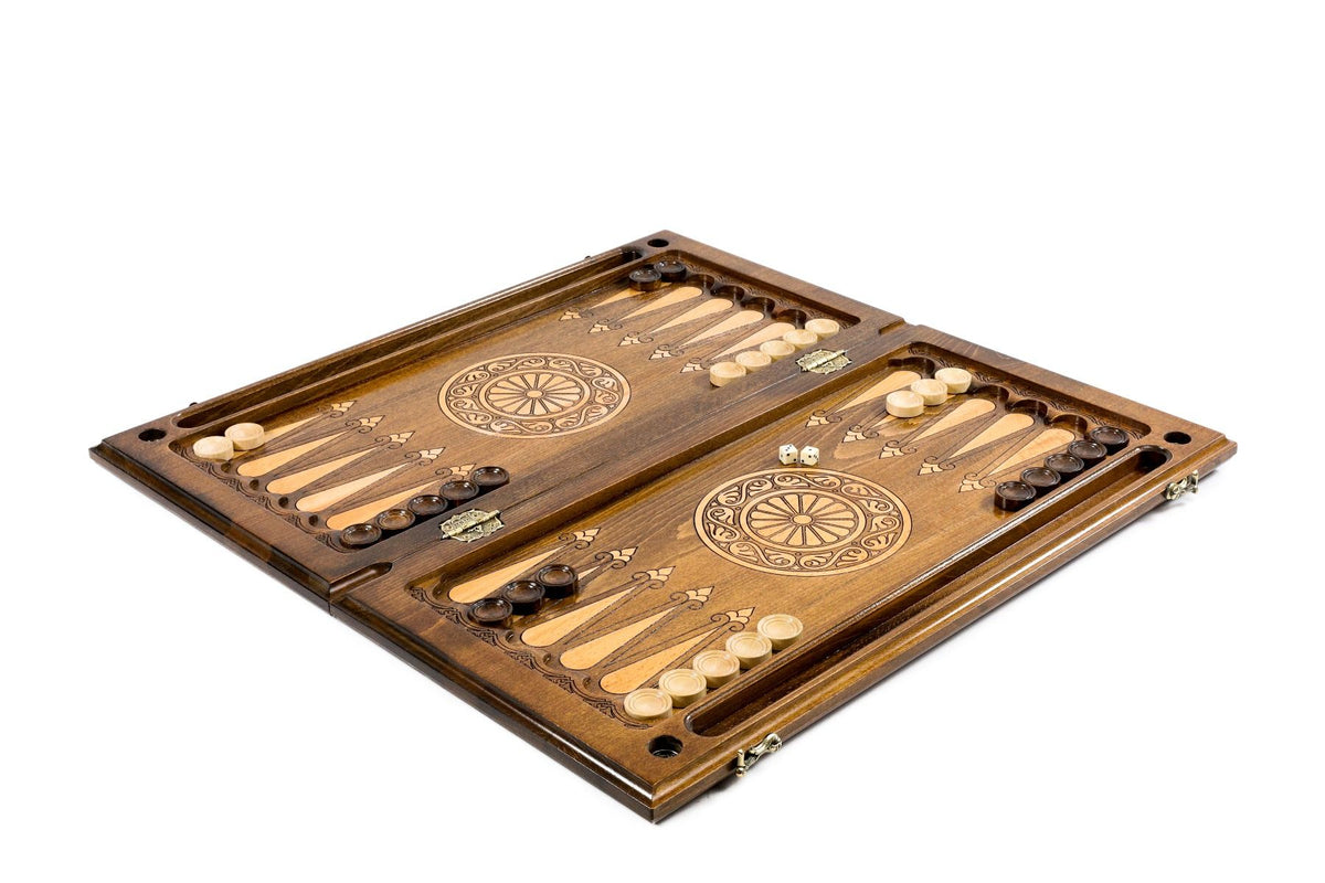 Classic Snowflake Ornament Backgammon Set, 60 cm – photo 5