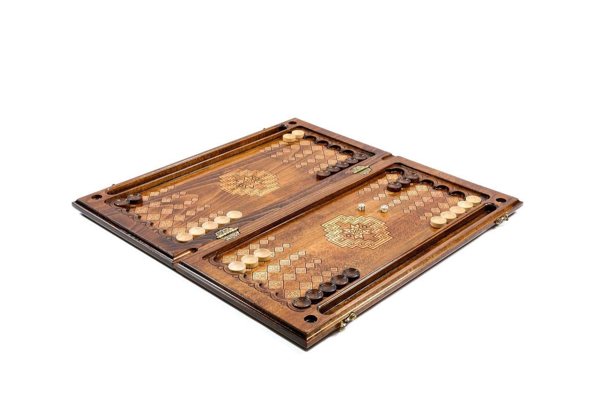 Classic Artsakh Carpet Backgammon Set, 60 cm – photo 5