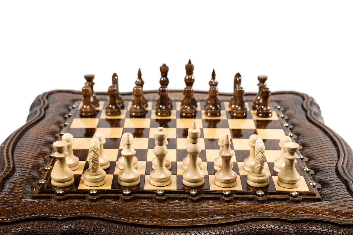 Mesa de ajedrez ornamental con cajones, 60 cm – foto 4