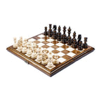 Classic Chess Set, Expanded Playing Field, 30 cm – handmade by Hrachya Ohanyan