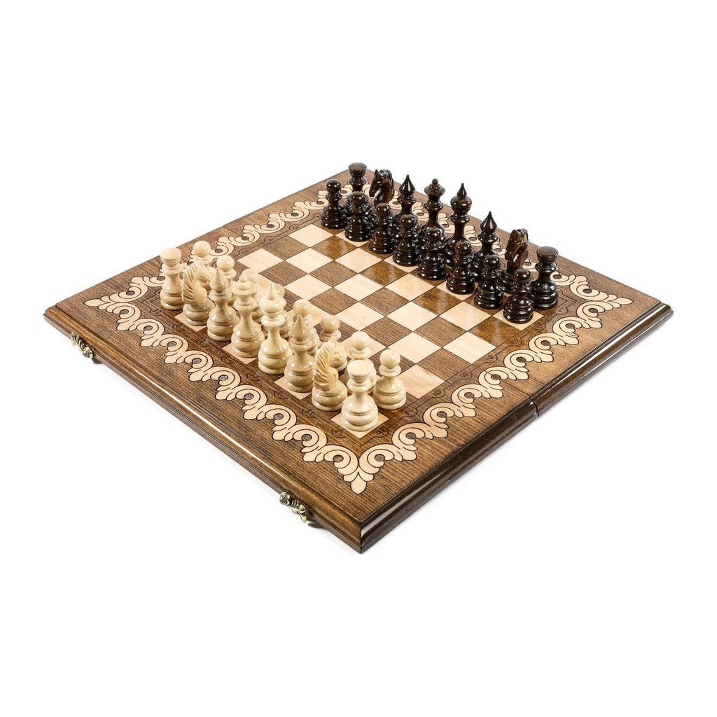 Classic Chess – handmade wooden chess set by Hrachya Ohanyan