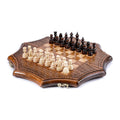 Star-Shaped Wooden Chess Set, 30 cm – handmade by Hrachya Ohanyan