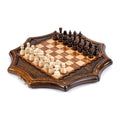 Star-Shaped Wooden Chess Set, 30 cm – handmade by Hrachya Ohanyan