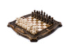 Chess-backgammon Ararat with braid patterns with copyrighted contour outline - HrachyaOhanyan Co