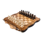 Chess with copyrighted Mount Ararat outline - HrachyaOhanyan Co