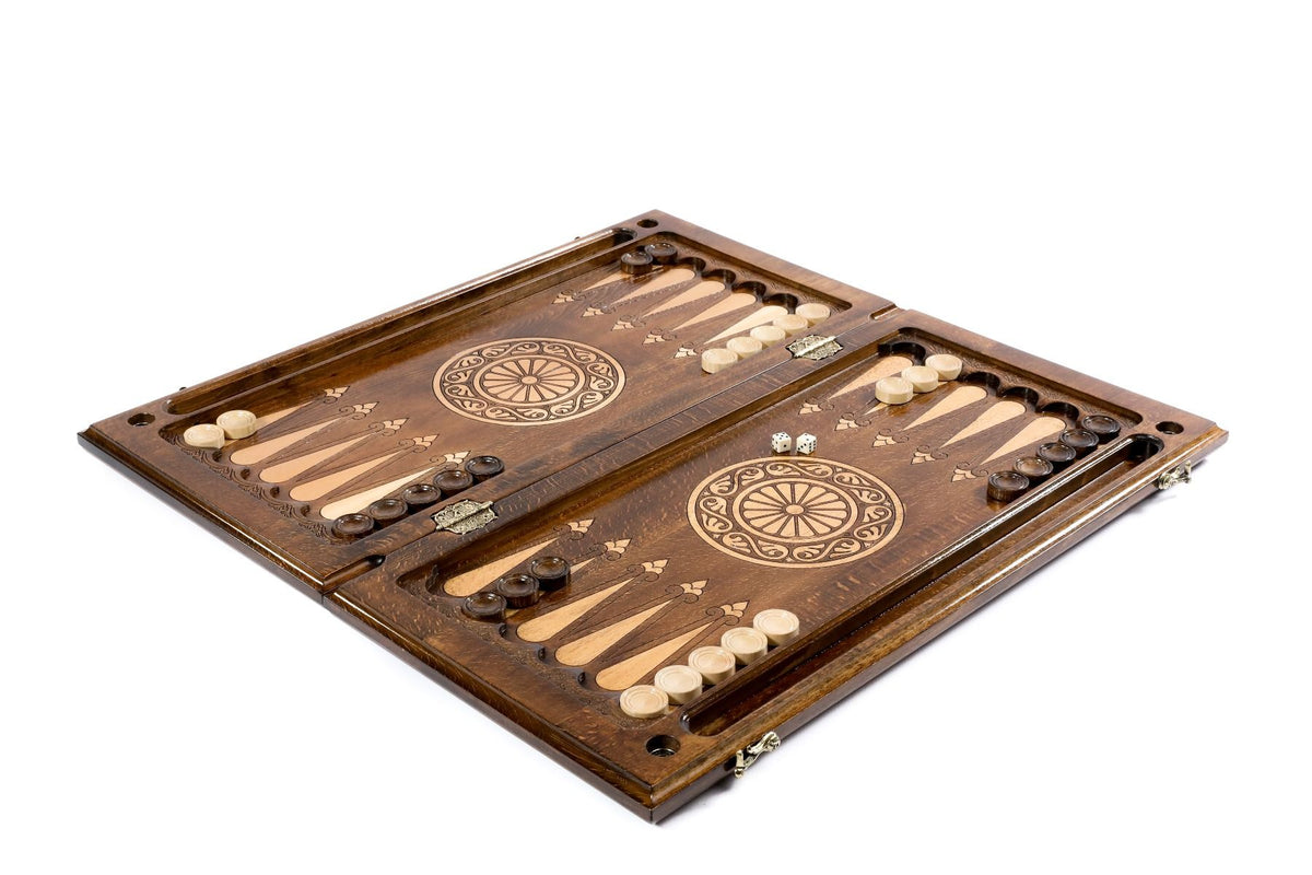 Classic Pomegranate & Grapes Backgammon Set, 60 cm – photo 5