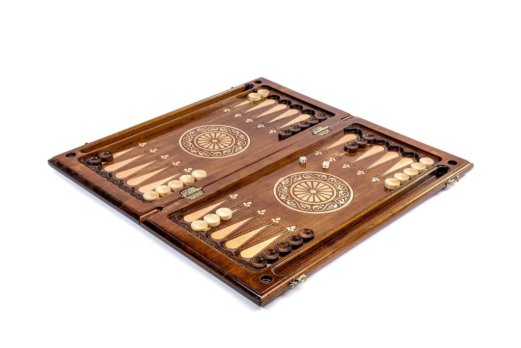 Classic Ornamental Braid Backgammon Set, 60 cm – photo 5