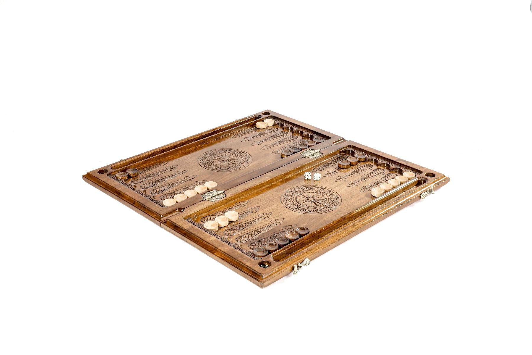 Absrtact-Epoxy Backgammon Two-Sided Classic - HrachyaOhanyan Co