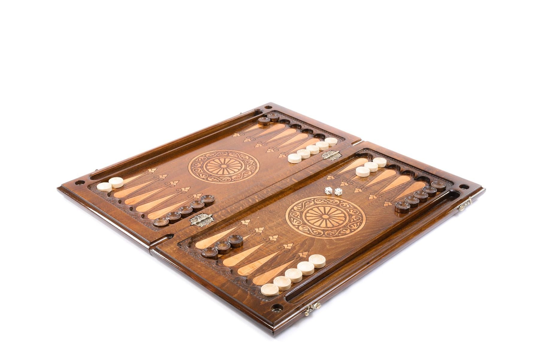 Ornamental Bas-Relief Backgammon Classic - HrachyaOhanyan Co