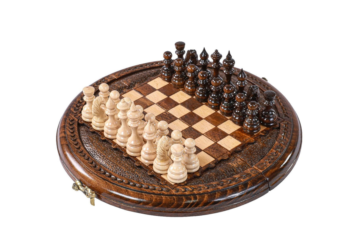 Circular Chess | Round Chess Set | HrachyaOhanyan Co