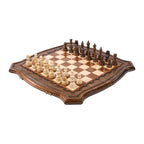 Chess-Backgammon With Copyrighted Contour Outline - HrachyaOhanyan Co