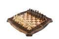 Chess-Backgammon With Braid Pattern With Copyrighted Contour Outline - HrachyaOhanyan Co