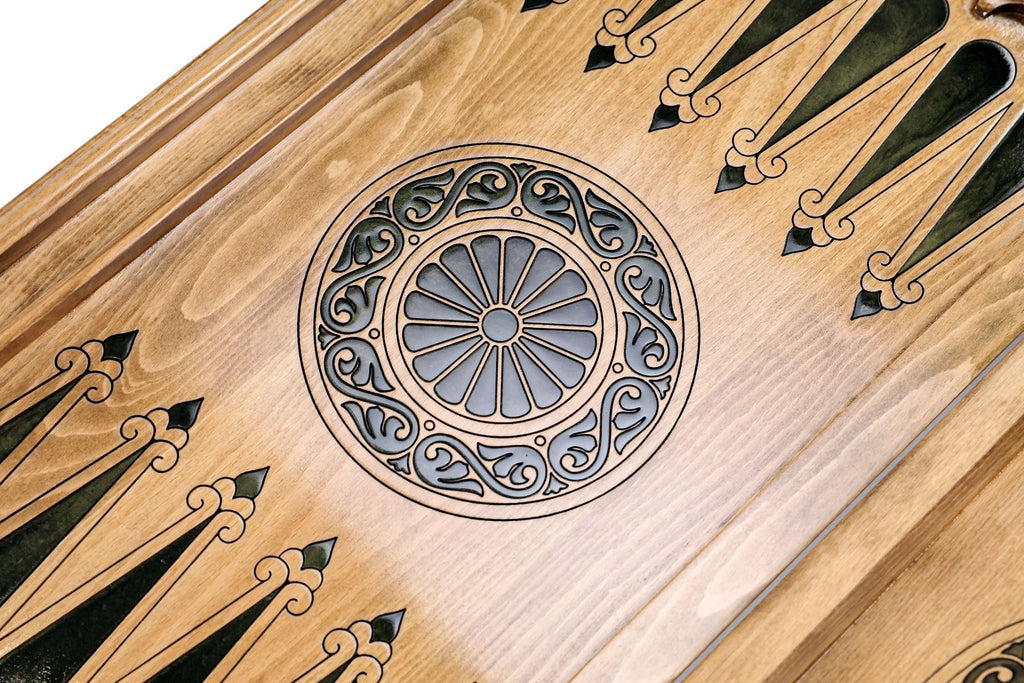 Epoxy Pomegranate Tree Backgammon Set, 60 cm – photo 13