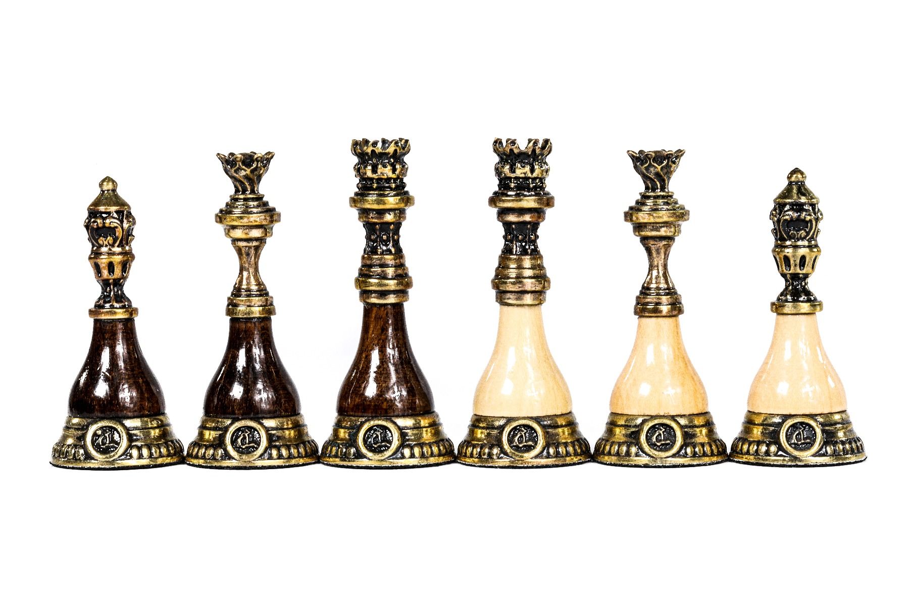 Chess Figures Bronze-Wood - HrachyaOhanyan Co