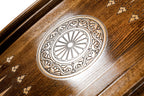 Snowflake Ornament Backgammon Set, Arch-Style Outline, 60 cm – photo 13